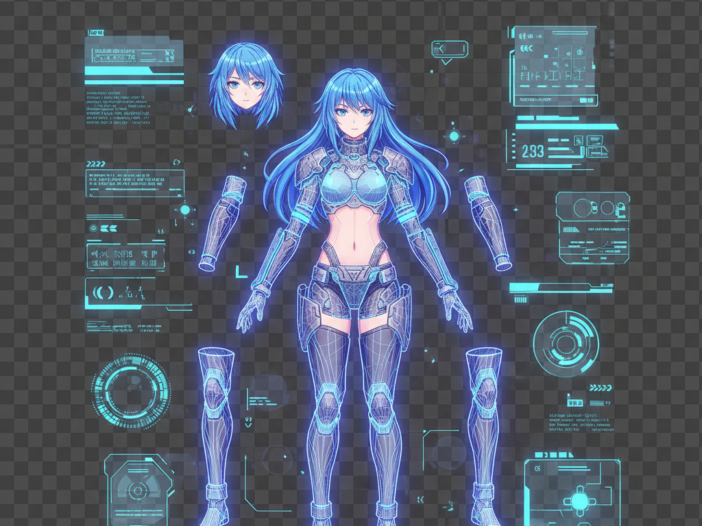 ComfyUI：Spine 拆图拆到吐？“透视补全流”，一张死图秒变 Live2D 活码