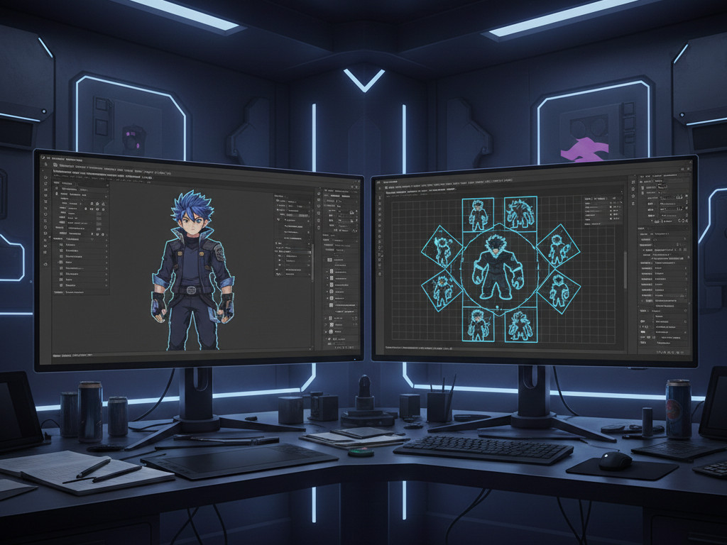 CharacterGen:八方向行走图还在纯手涂？“多视角折叠流”，单张正面秒转 2D 游戏序列帧